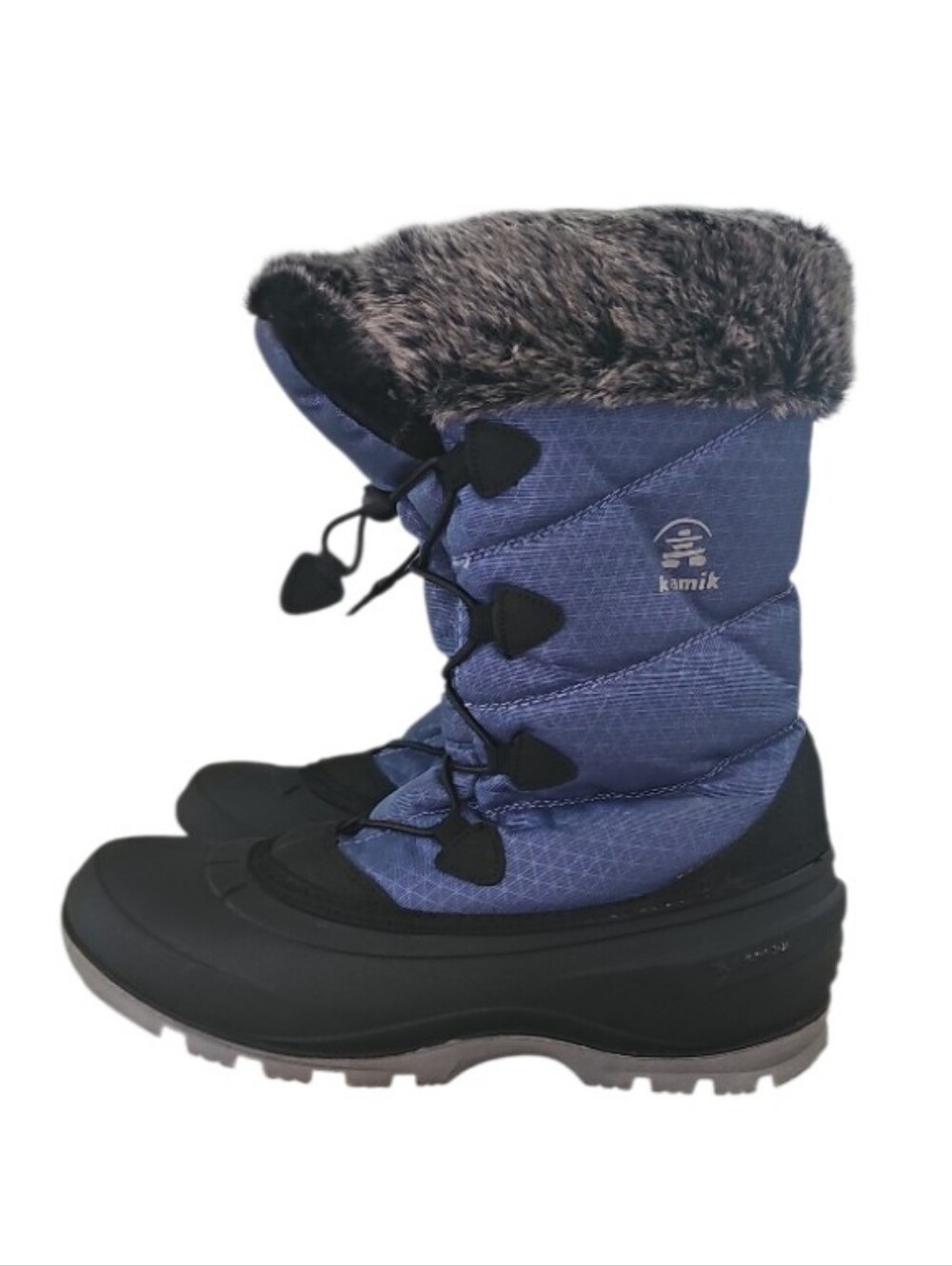 Kamik Momentum3 Snow Boots Women's 10 Blue Thinsulate Waterproof Winter Boots